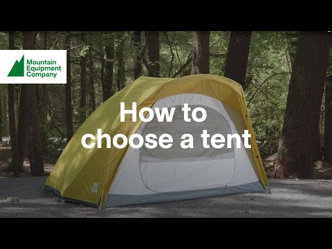 MEC: How to choose a tent
