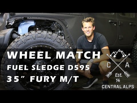 Wheel Match - Fuel Sledge D595 & 35" Fury M/T