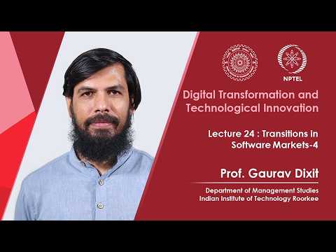 Digital Transformation and Technological Innovation Promo Video by Prof Gaurav Dixit IIT Roorkee