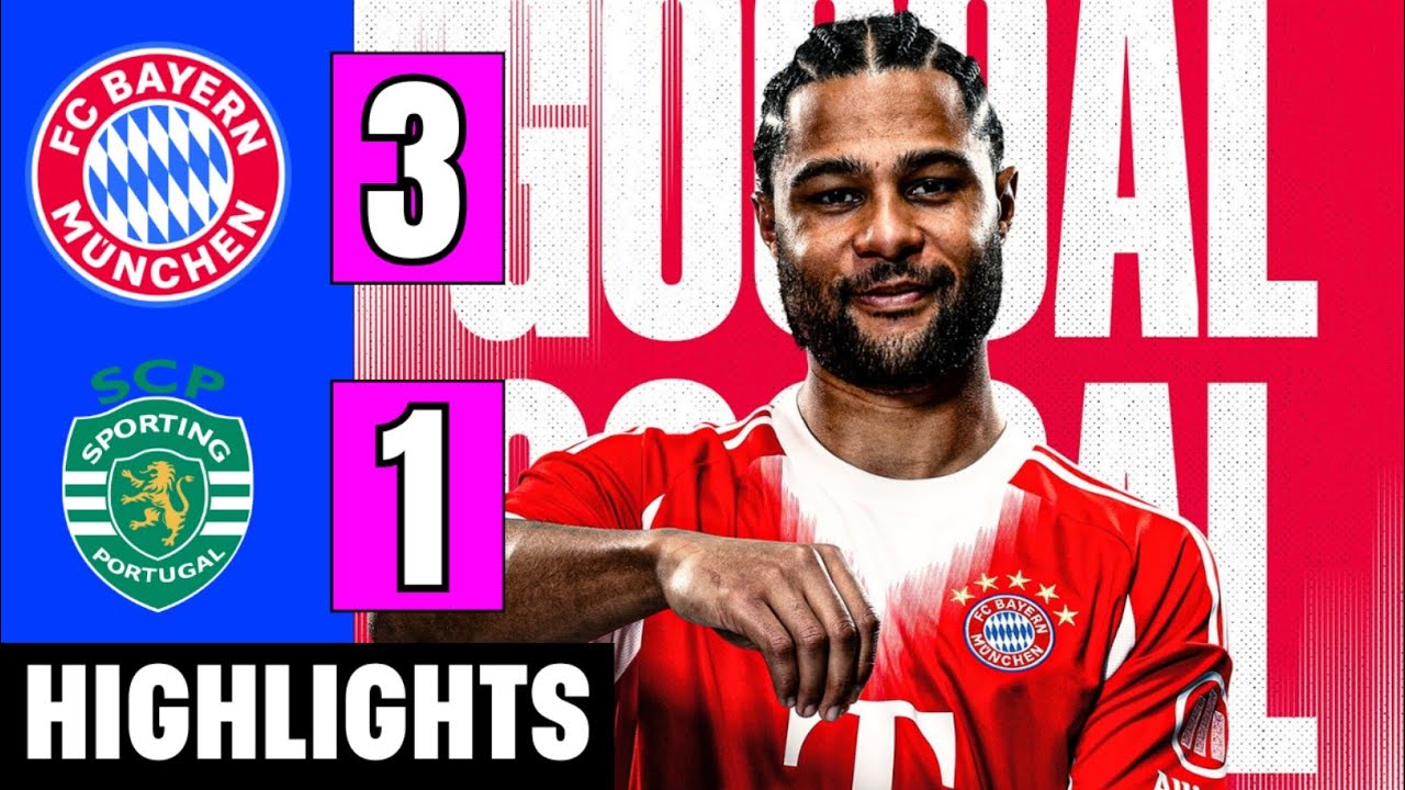 Bayern Munich vs Sporting CP Post-Match Highlights Season 2025/2026