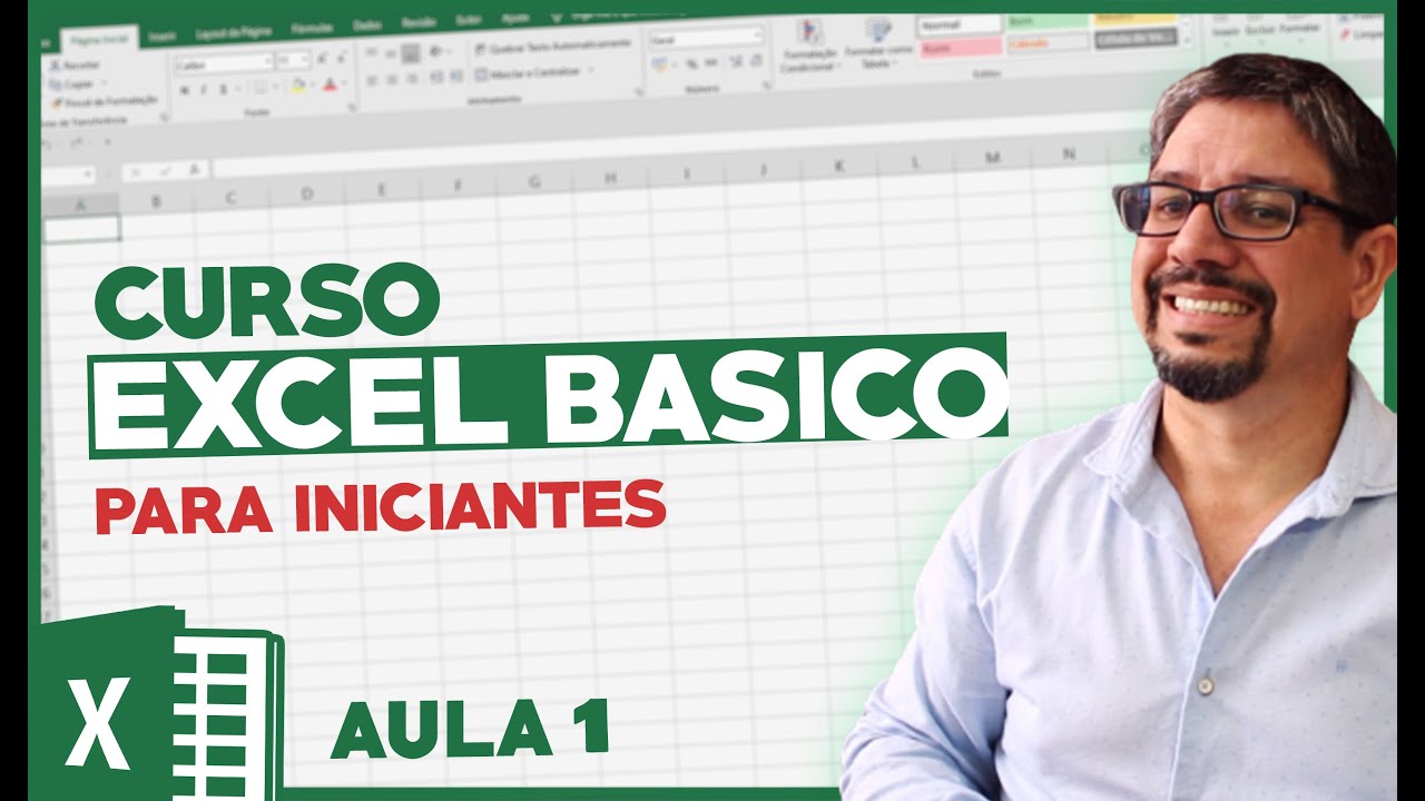 ✔️ CURSO DE EXCEL BÁSICO 2024 [Aula 1] Aprenda do ZERO e Rápido EXCEL BÁSICO para iniciantes em 2024