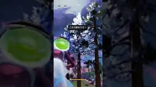 フォートナイト　ボスキャラ　木に引っかかる　#フォートナイト