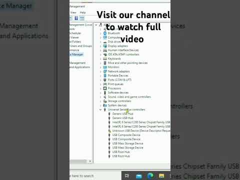 usb device not recognized in windows 10