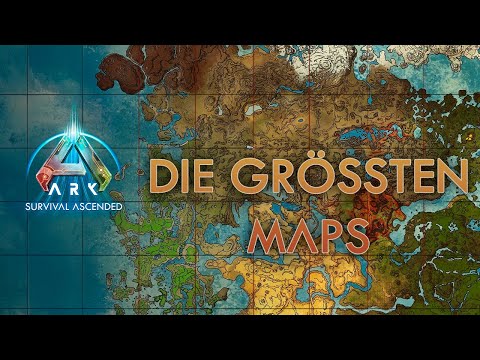 Die größten Maps in Ark: Survival Ascended! 🦖 Welche Karte ist 2025 die beste?