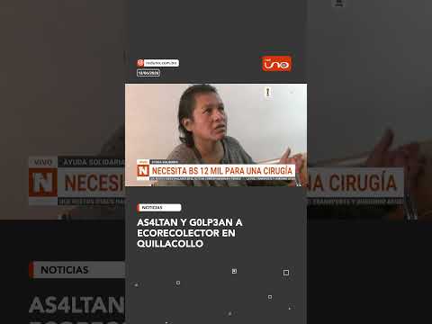 Ecorecolector pide ayuda para una cirugía urgente