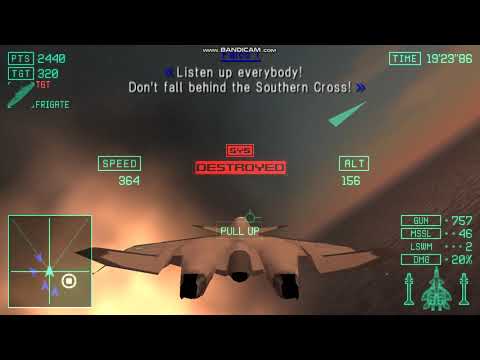 Ace Combat X (Indonesia) - XFA-33 Fenrir (Gryphus 1) vs Leasath Fleet