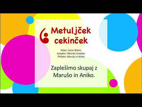 Zaplešimo skupaj - Metuljček Cekinček - GIBALČEK