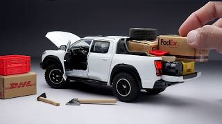 Unboxing of Chang Cheng Pao 1:24 Scale Pickup Truck Diecast Model Car