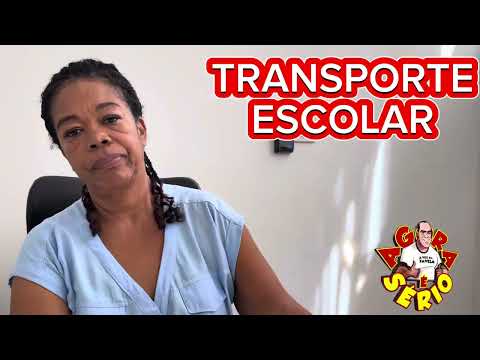 SECRETARIA DE EDUCAÇÃO CIDA NUNES FALA SOBRE O TRANSPORTE ESCOLAR.