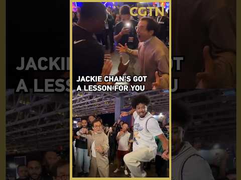 72-year-old Jackie Chan brings signature kung fu move to NBA House 2026 in Macao SAR