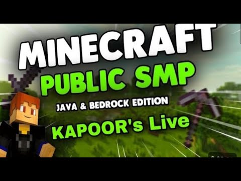 Soul_hacker_Live - Minecraft Live Public SMP 24×7 ANYONE Can Join Live SMP