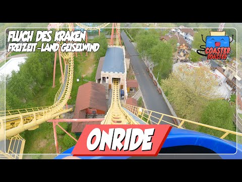 Fluch des Kraken - Freizeit-Land Geiselwind - Vekoma Boomerang | POV
