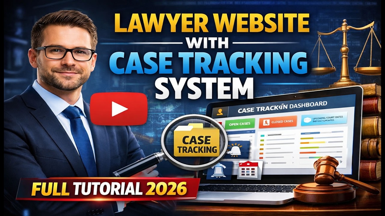 How To Design a Lawyer Website With Case Tracking System (Full Tutorial 2026)