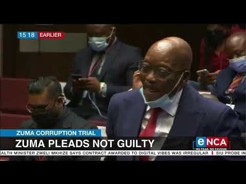 Discussion Zuma pleads not guilty