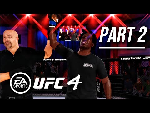 UFC 4 Career Mode - Part 2 - "Entering The UFC League Division" | PS4 Graphic Gameplay  Walkthrough