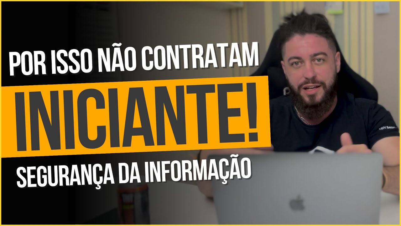 POR QUE A MAIORIA NÃO CONSEGUE ENTRAR NA AREA? | SEGURANÇA DA INFORMAÇÃO