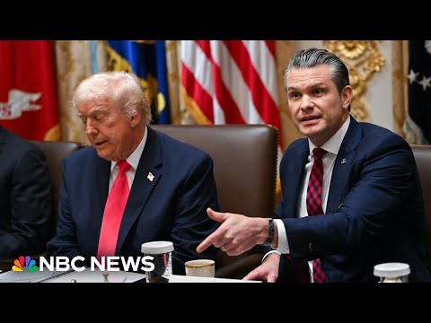 Trump talks strikes on alleged drug boats and immigration at Cabinet meeting