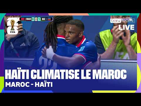 LIVE – Haïti climatise le Maroc d’entrée sur une TALONNADE MAGNIFIQUE !