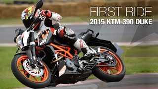 2015 KTM 390 Duke First Ride - MotoUSA