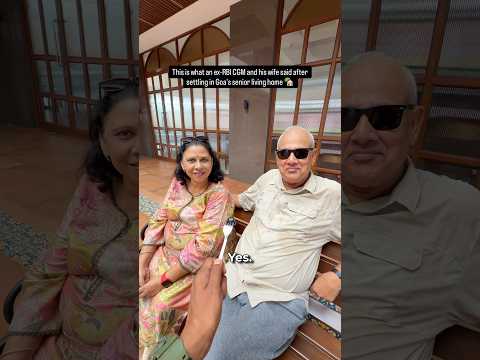 They didn’t come here to retire they came to live a little slower. #senior #couple #bangalore #goa