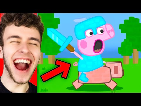 Prasátko Pepa vs MINECRAFT 2 ( REAKCE )