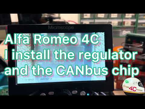 Alfa Romeo 4C I keep learning IPC, fixed regulator failure