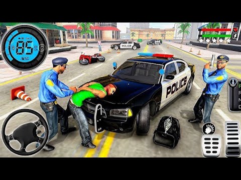 US Police Car Transporter Driving - Police Trailer Truck Driver Simulator 3D - Android GamePlay