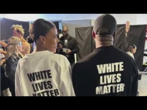 Kanye West sports 'White Lives Matter' sweatshirt