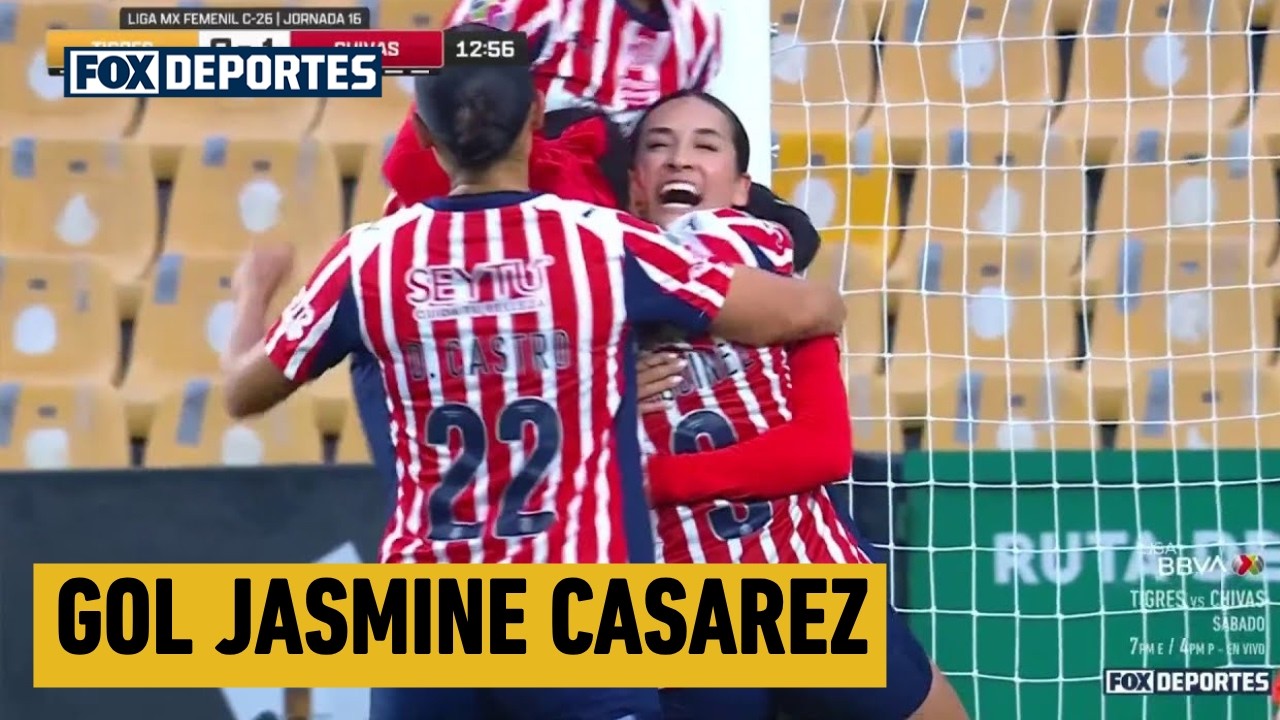 🙌 GOL Jasmine Casarez | Tigres 0-1 Chivas | Fecha 16, Clausura 2026 | Liga MX Femenil