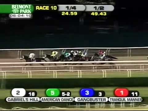 Gabriel's Hill y Stones River, actuales padrillos en Ecuador, en el Brooklyn Handicap 2010