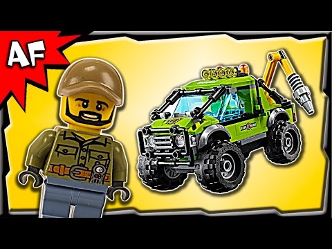 Vidéo LEGO City 60121 : Le camion d'exploration du volcan