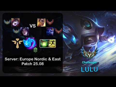 Lulu Support + Kai'Sa vs Rell + Aurelion Sol - EUNE Challenger - Patch 25.08