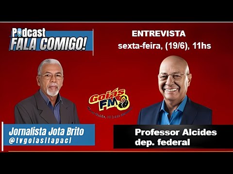 Jota Brito entrevista dep.fed. Professor Alcides