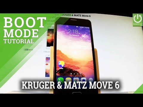 Boot Mode in KRUGER & MATZ Move 6 - Enter / Quit Boot Mode