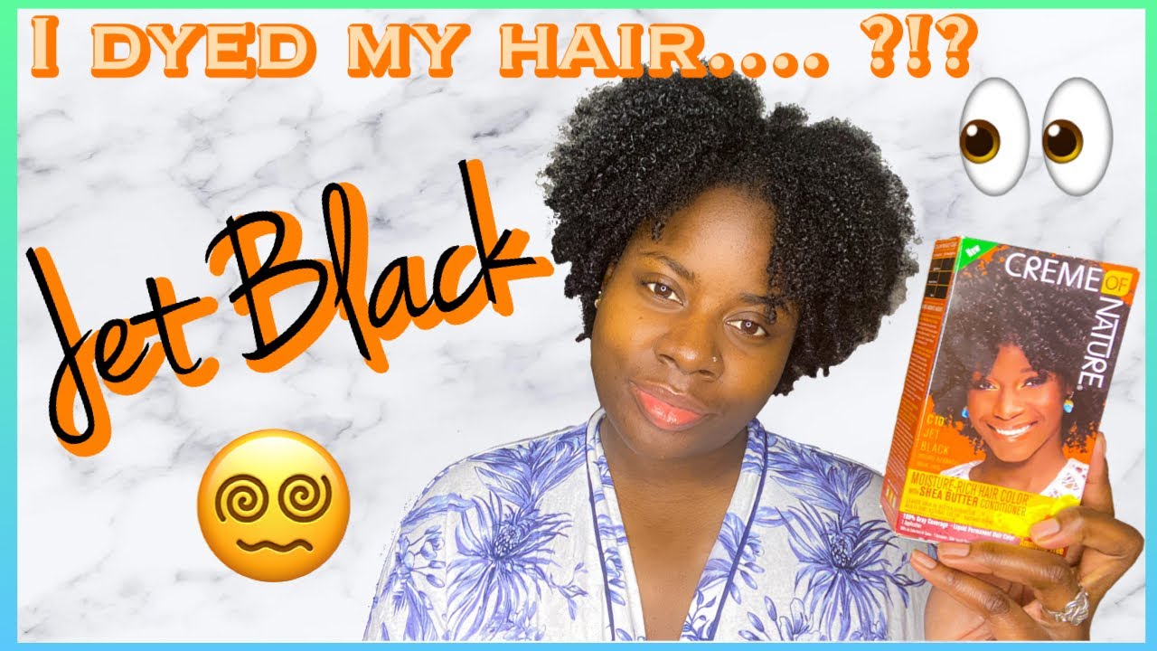 HOW TO:  Dye your hair at home | NATURAL TYPE 4 HAIR | Using Creme of Nature | ThatsQueenC