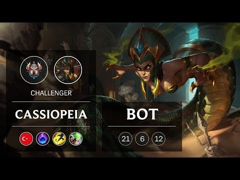 Cassiopeia Bot vs Draven - TR Challenger Patch 8.24