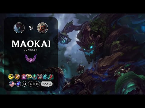 Maokai Jungle vs Zed - NA Master Patch 13.14
