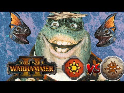 Lizardmen vs Norsca | DINOMITE - Total War Warhammer 2