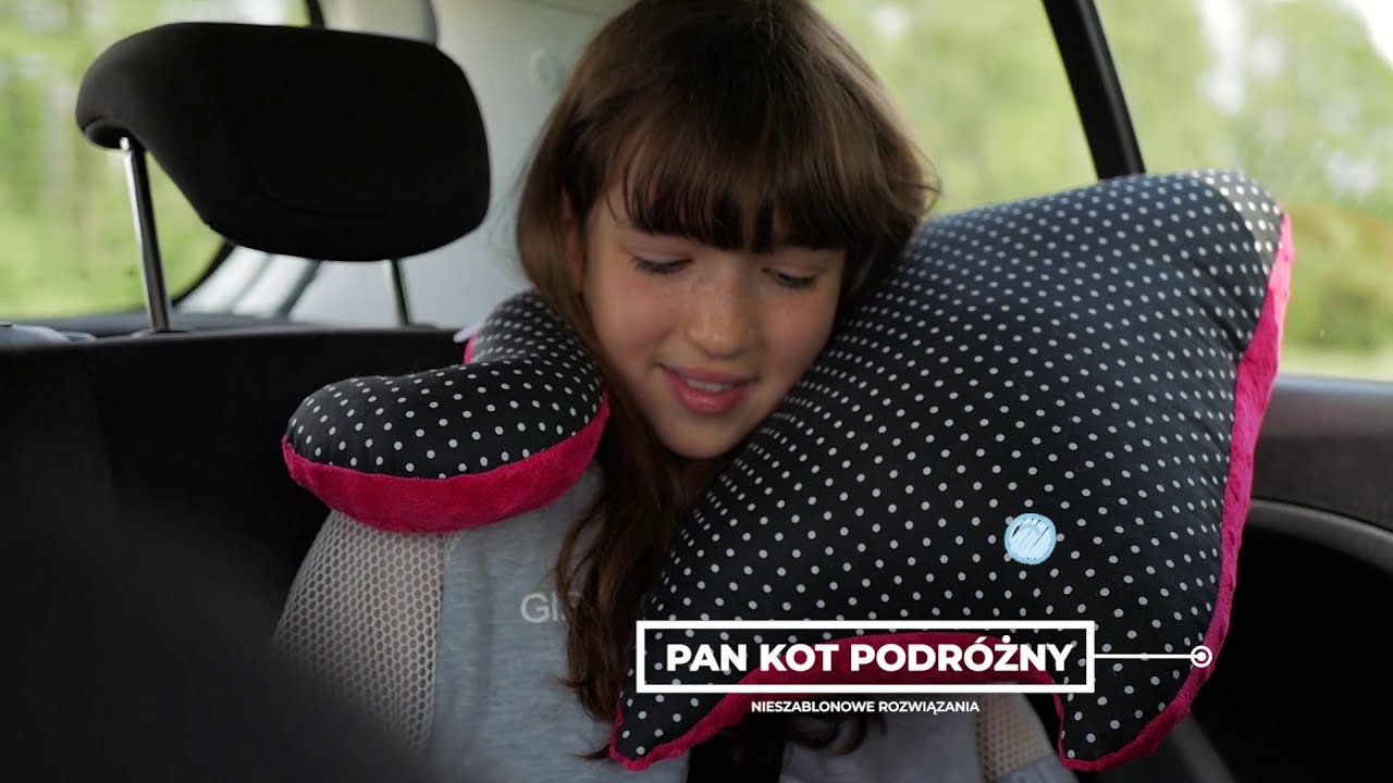 Bajbi akcesoria podróżne poduszka rogal nakładka na pas