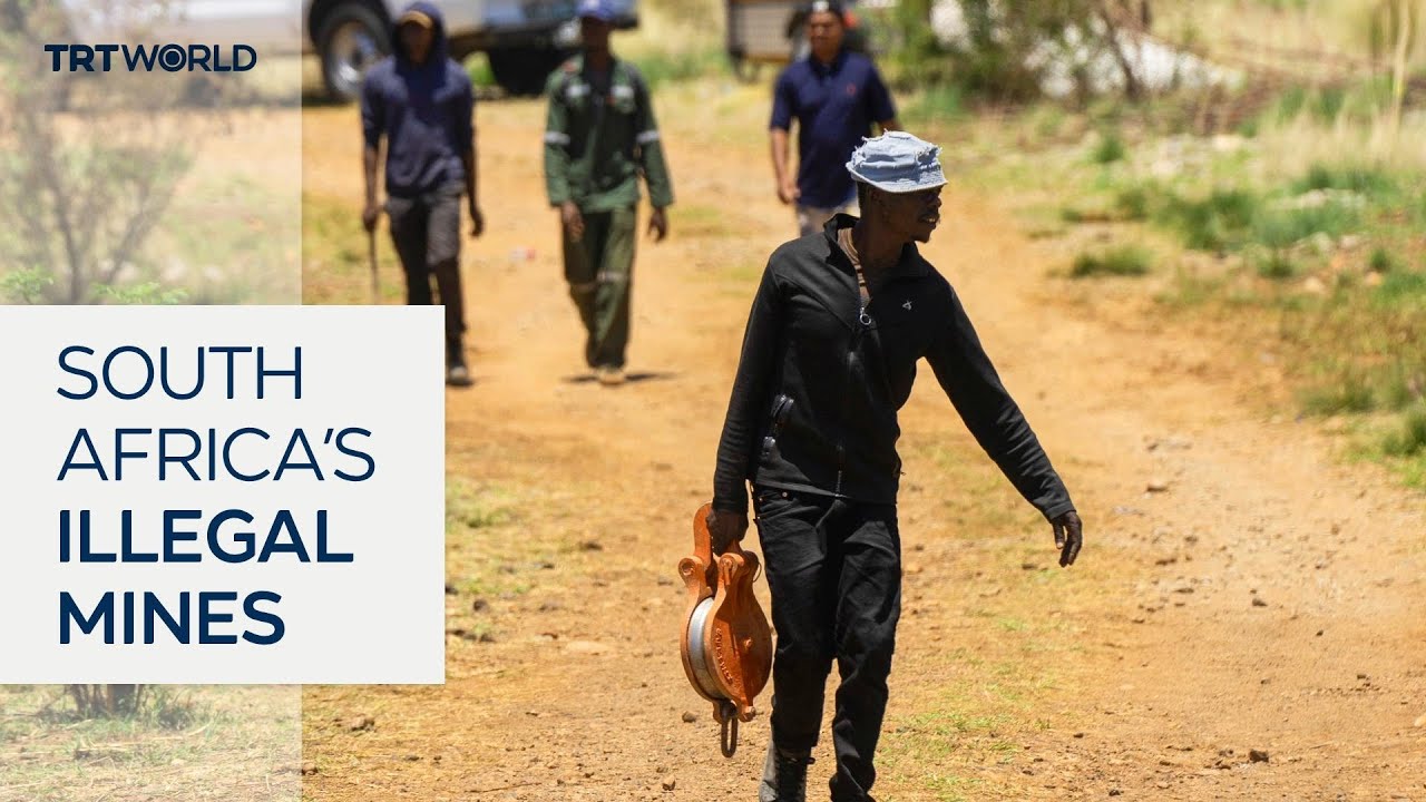 High unemployment pushes South Africans into illegal mining