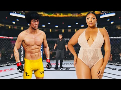 PS5 | Bruce Lee vs. Super Model Caroline (EA Sports UFC 4)🥊