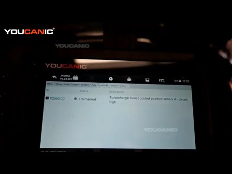 Jaguar P2565 – Turbocharger Boost Control Position Sensor A – Circuit High