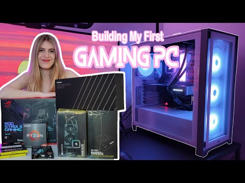 Building My First PC! | RTX 3080 Ti | AMD 9 5900x | White & Black Aesthetic