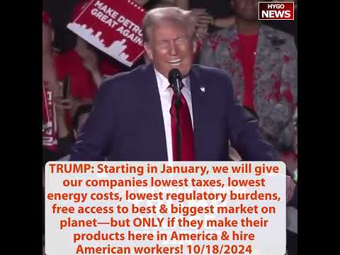 TRUMP: Some say me a protectionist, yes, I will PROTECT, protect our workers, protect our jobs