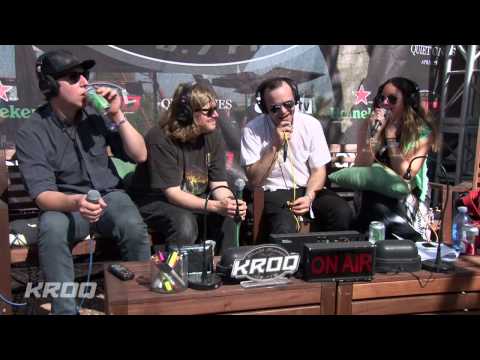 Future Islands Interview - KROQ Party House At Coachella 2014