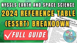 2024 Earth and Space Science Reference Tables Full Guide | NYSSLS ESSRT Explained Page-by-Page