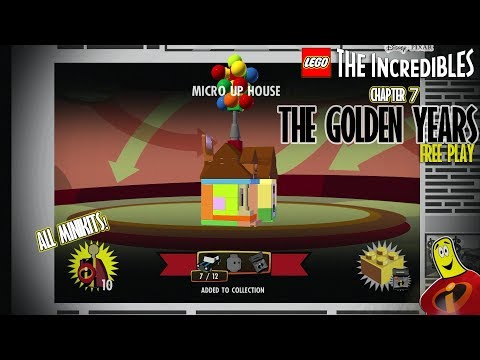 Lego The Incredibles: The Golden Years FREE PLAY (All 10 Minikits) - HTG