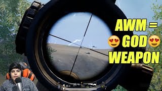 AWM = 😍 GOD Weapon 😍 | Intense Battles | Pubg Mobile ( Emulator )