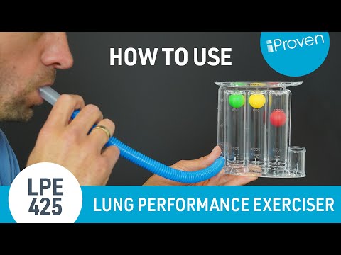 How to use the iProven Lung Exerciser to train your lungs - LPE-425