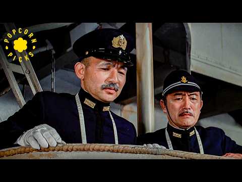 Japanese Kamikaze Strike on U.S. Fleet | Midway (1976)